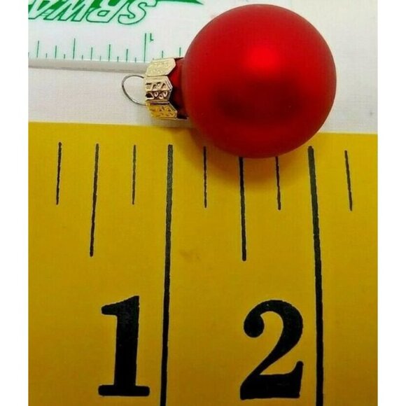 15-Piece Christmas Bauble Set With Red & Clear Ornaments For Craft & Decor Proje - Picture 7 of 7